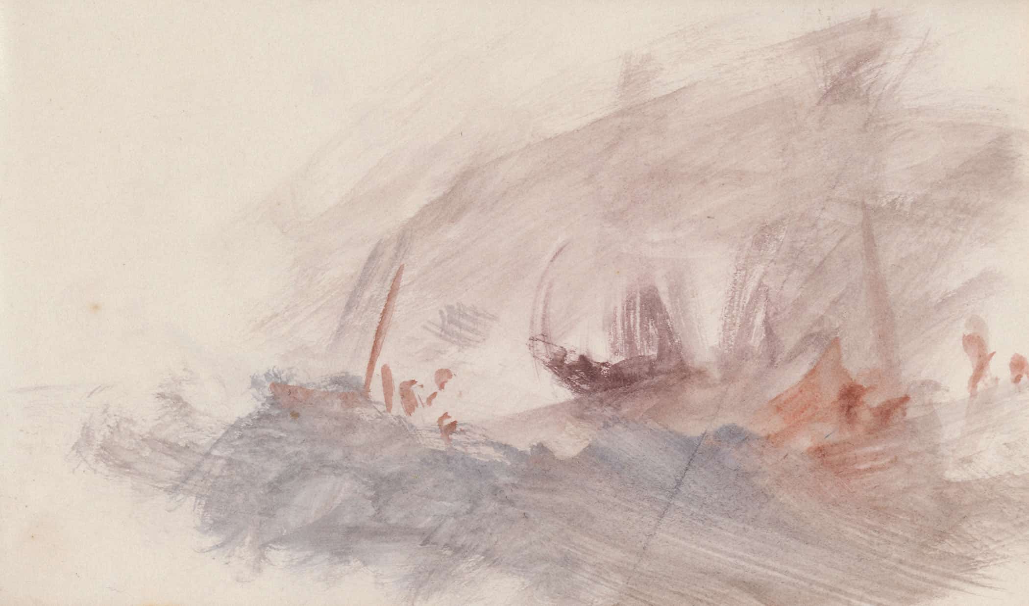 The Channel Sketchbook by Joseph Mallord William Turner Fine Art Print