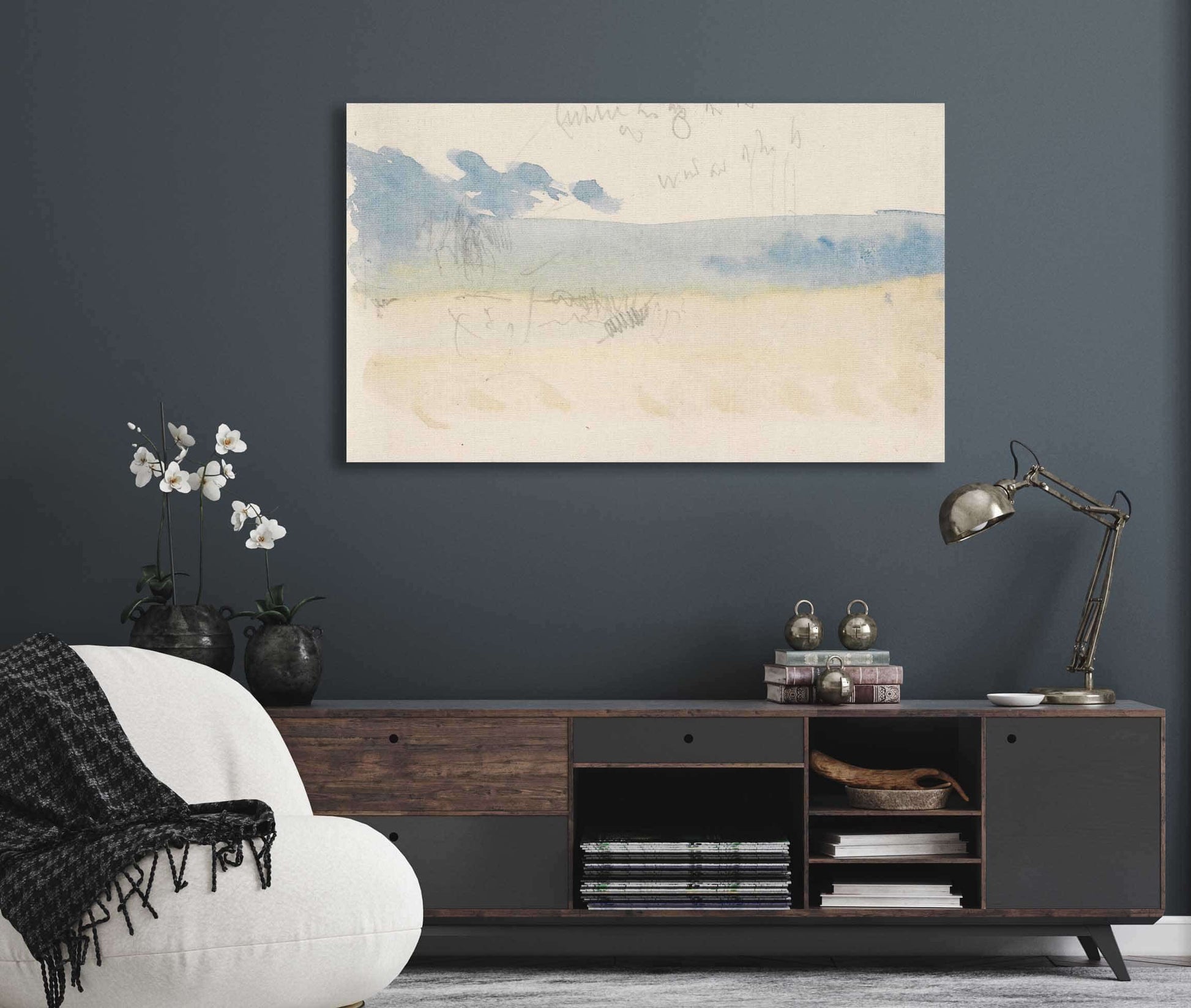The Channel Sketchbook by Joseph Mallord William Turner Fine Art Print