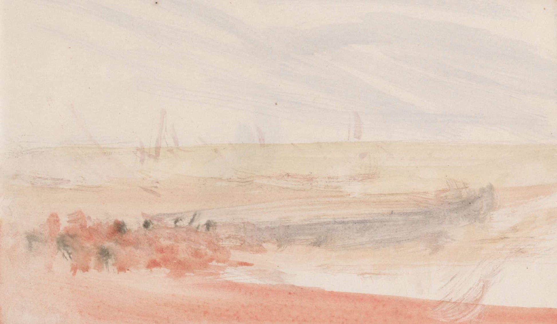 The Channel Sketchbook by Joseph Mallord William Turner Fine Art Print