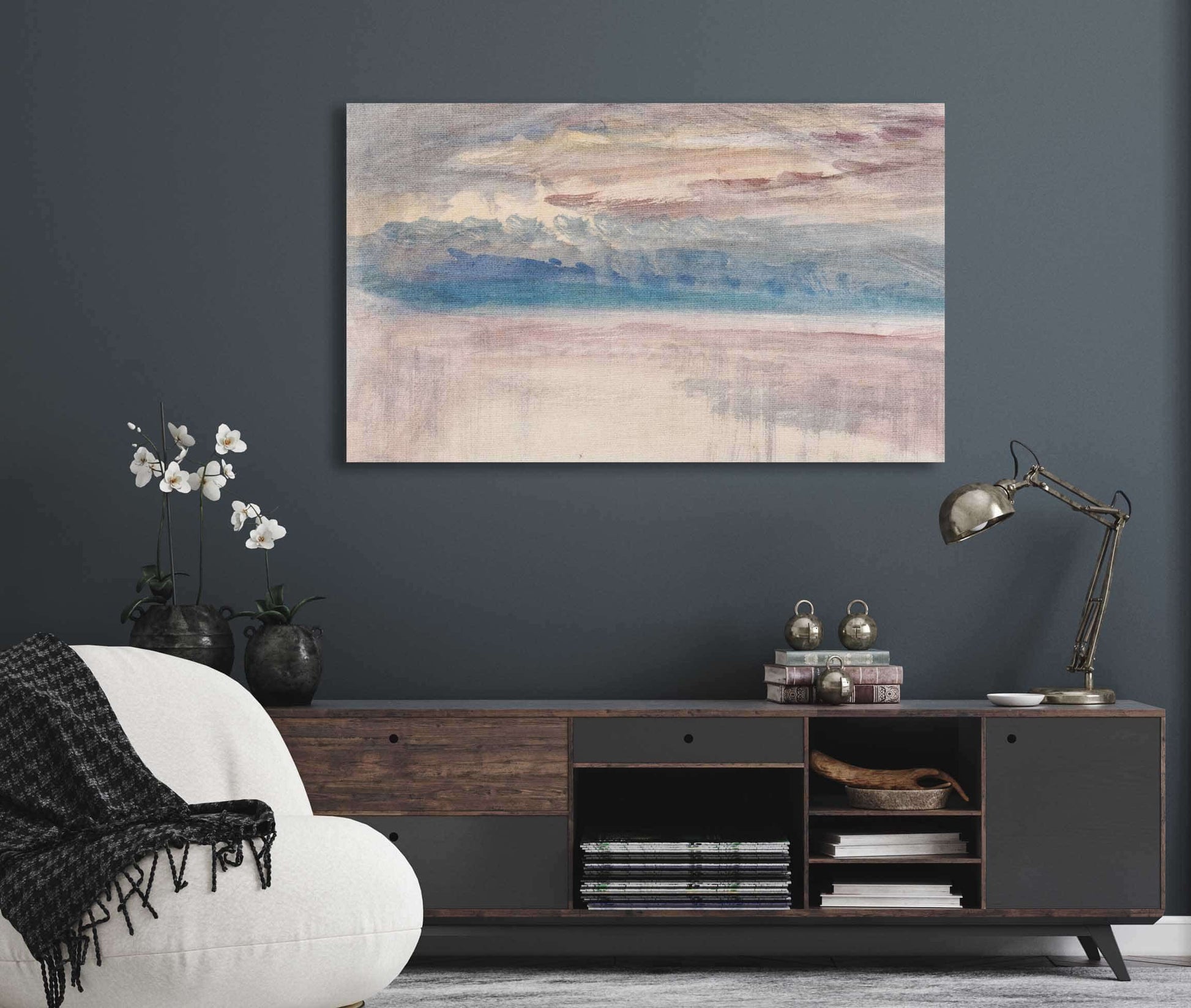 The Channel Sketchbook by Joseph Mallord William Turner Fine Art Print