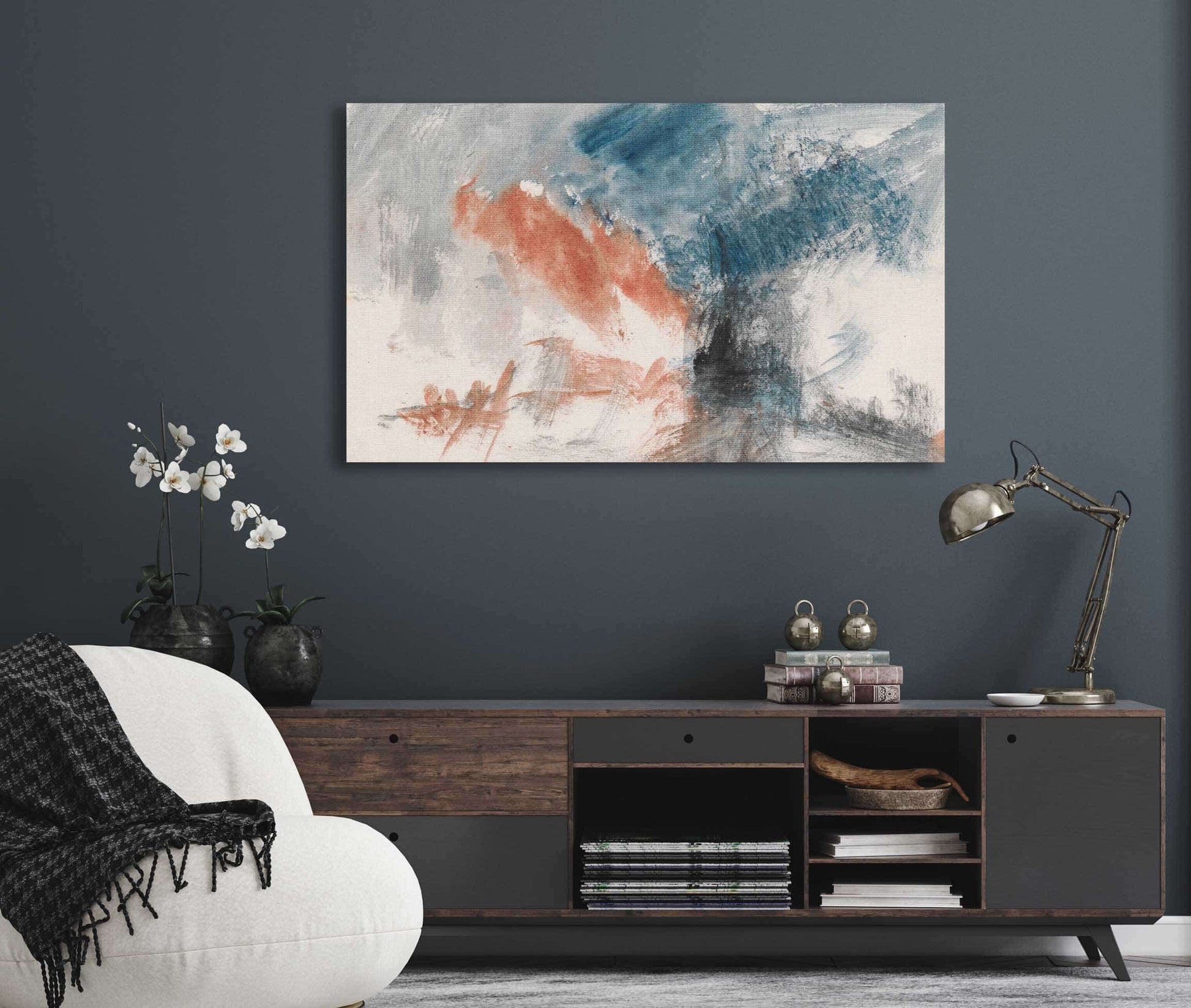 The Channel Sketchbook by Joseph Mallord William Turner Fine Art Print