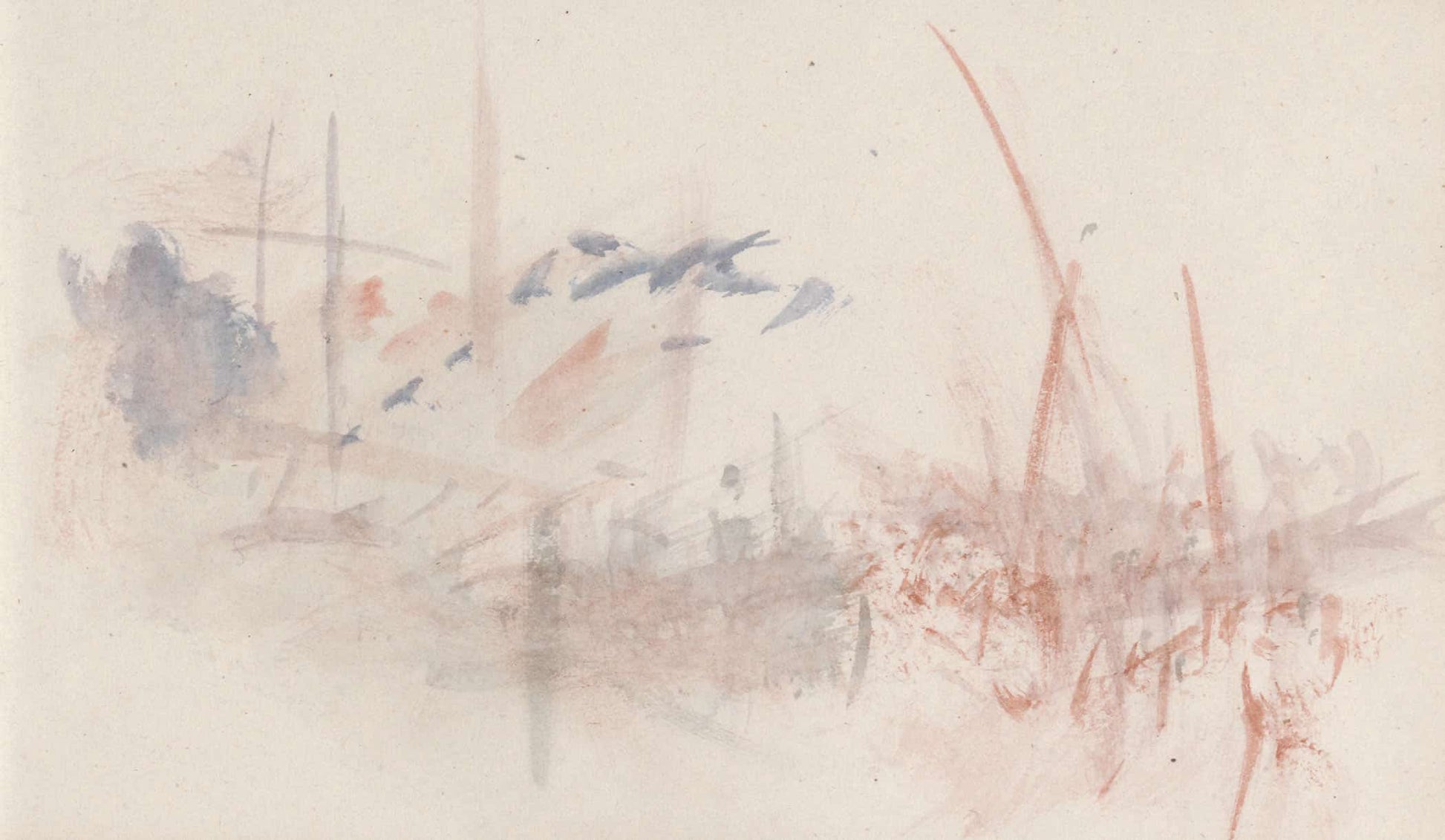 The Channel Sketchbook by Joseph Mallord William Turner Fine Art Print