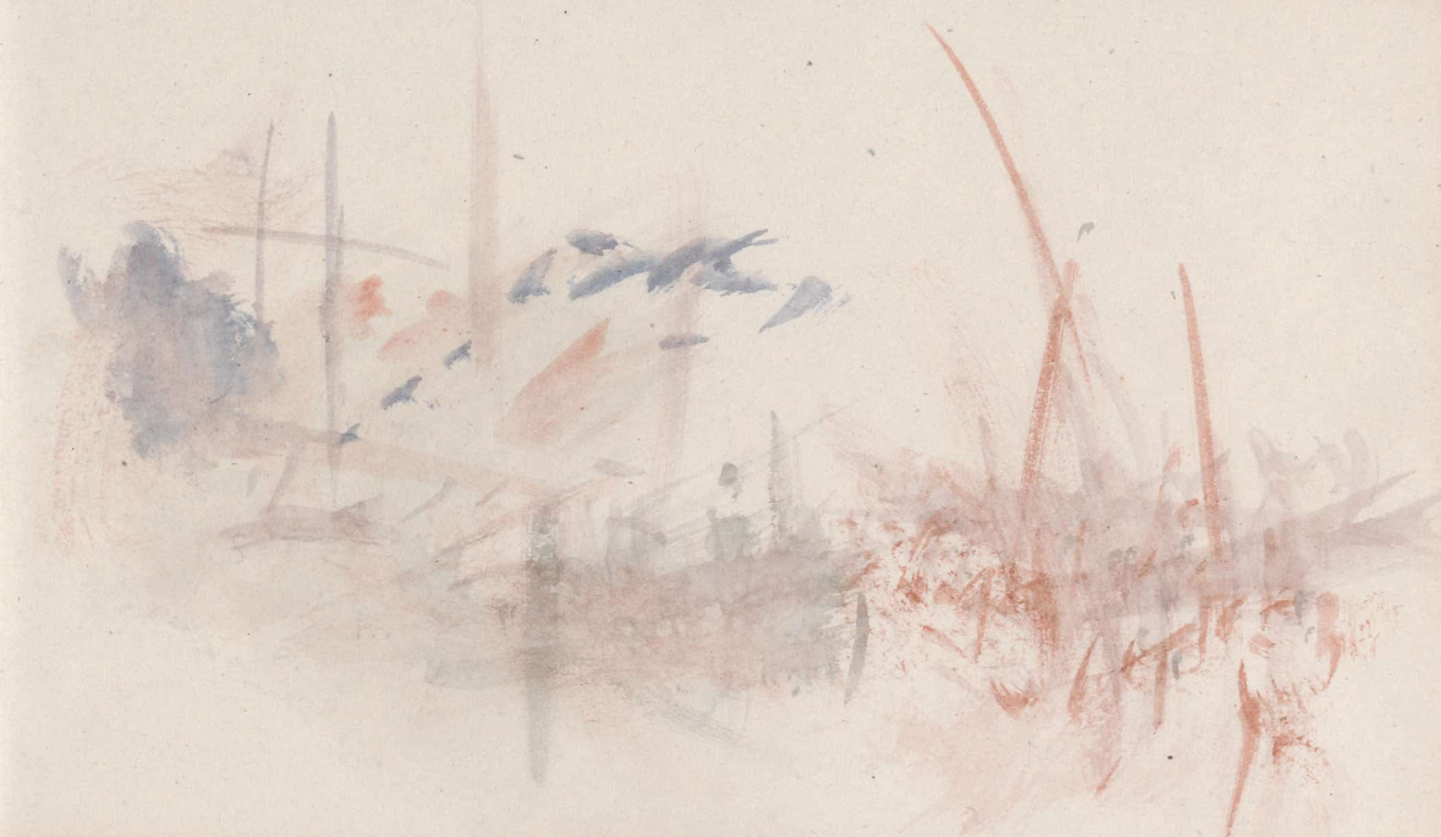 The Channel Sketchbook by Joseph Mallord William Turner Fine Art Print