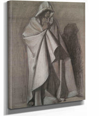 Joseph Of Arimathea Figure Study For The Arthurian Round Table by Edwin Austin Abbey