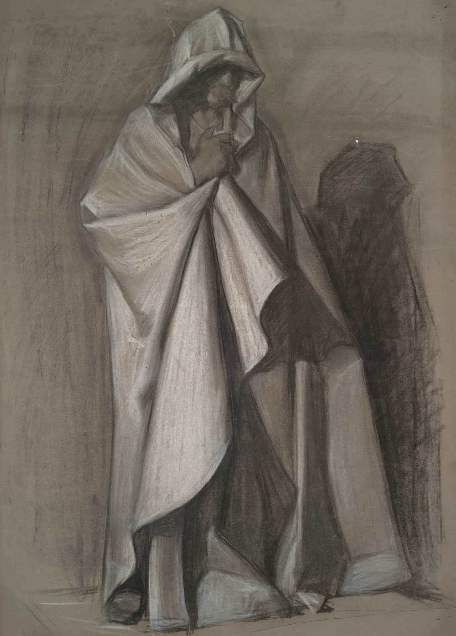 Joseph Of Arimathea Figure Study For The Arthurian Round Table by Edwin Austin Abbey