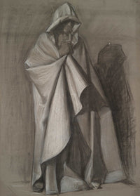 Joseph Of Arimathea Figure Study For The Arthurian Round Table by Edwin Austin Abbey