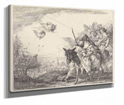 Joseph Standing Adores The Child  by Giovanni Domenico Tiepolo