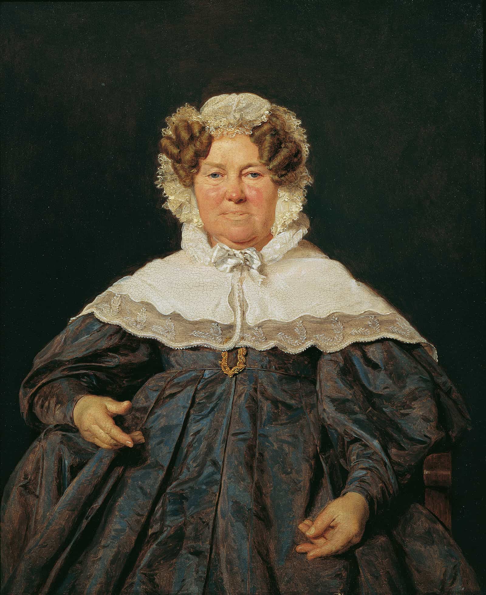 Josephine Schaumburg Geb Stahel by Ferdinand Georg Waldmuller