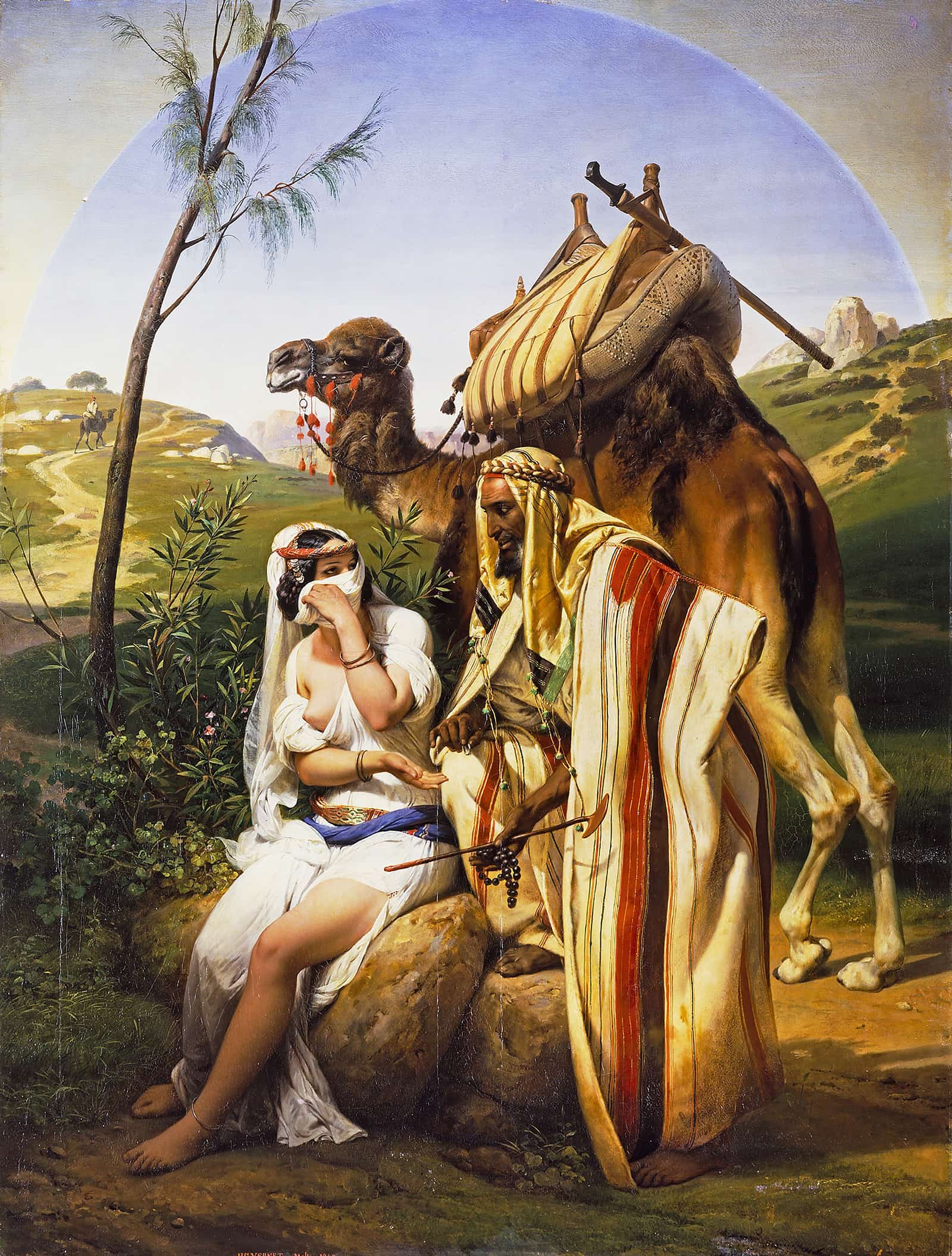 Judah And Tamar by Horace Vernet