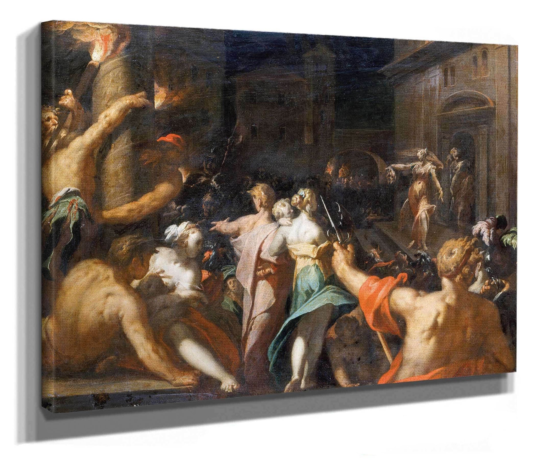 Judith Displays The Head Of Holofernes by Abraham Bloemaert