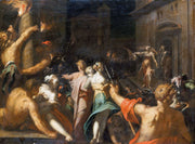 Judith Displays The Head Of Holofernes by Abraham Bloemaert