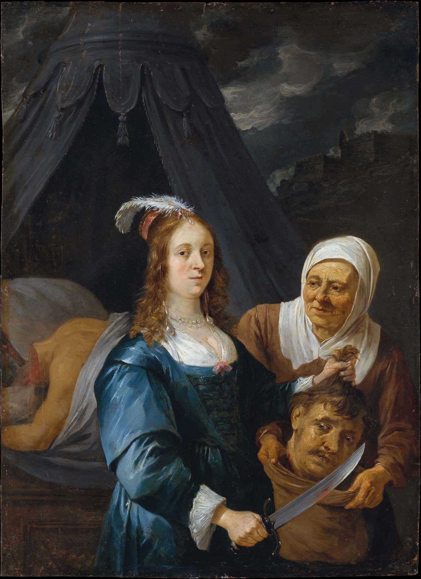 Judith With The Head Of Holofernes S by David Teniers The Younger
