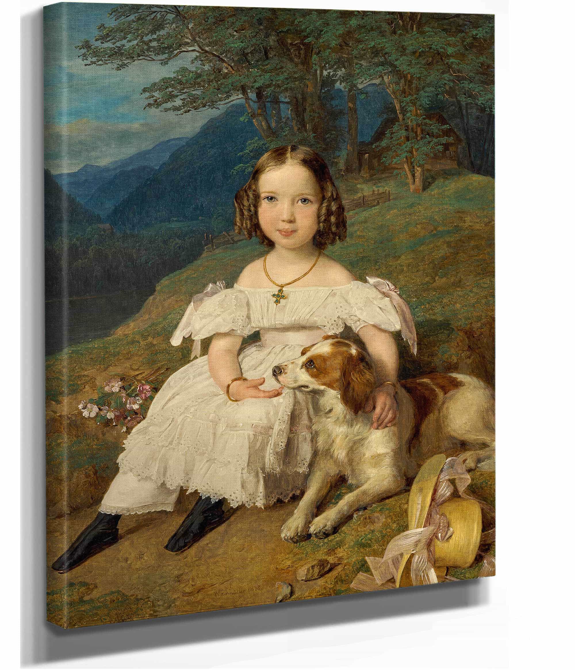 Julia Comtesse Apraxin by Ferdinand Georg Waldmuller