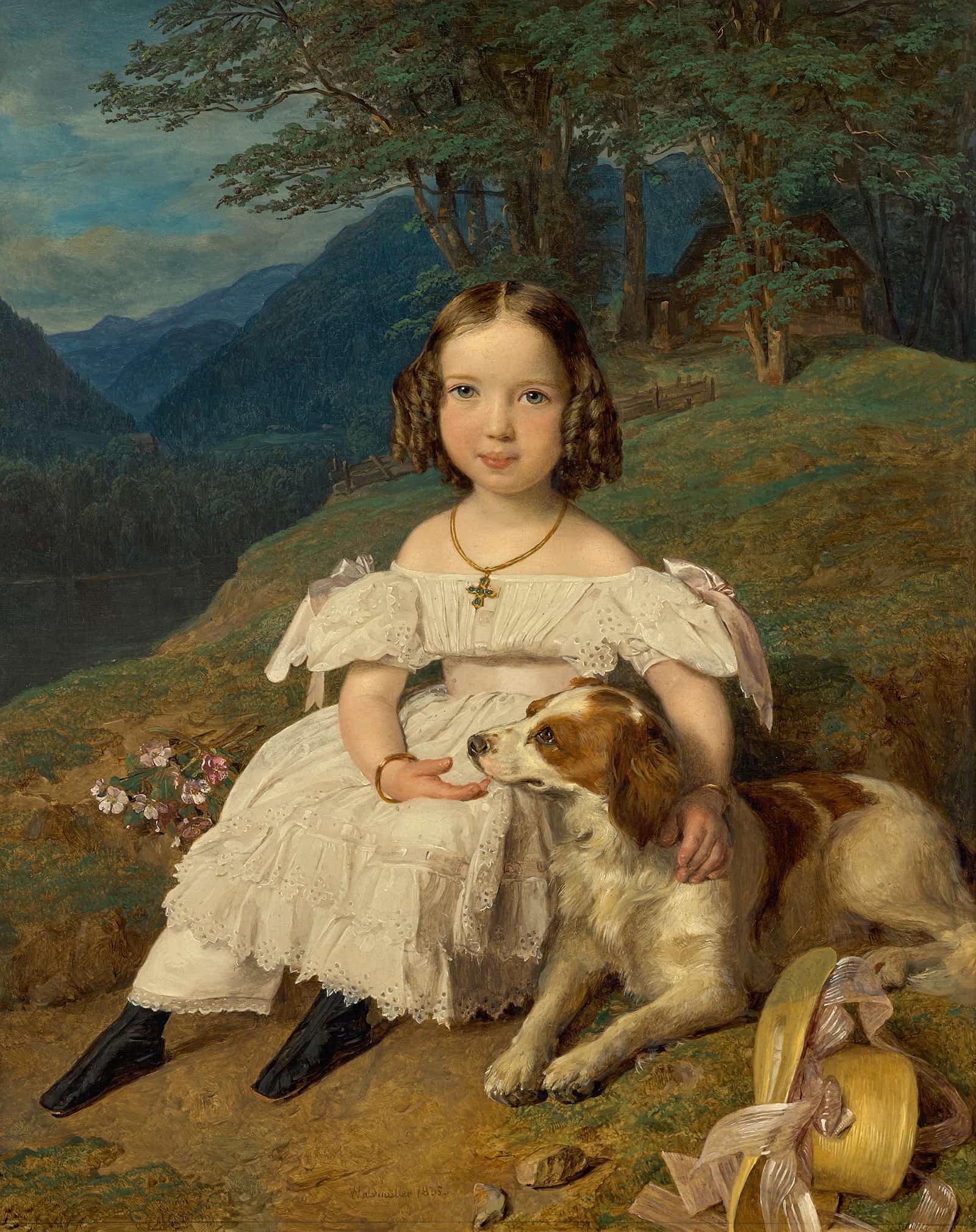 Julia Comtesse Apraxin by Ferdinand Georg Waldmuller