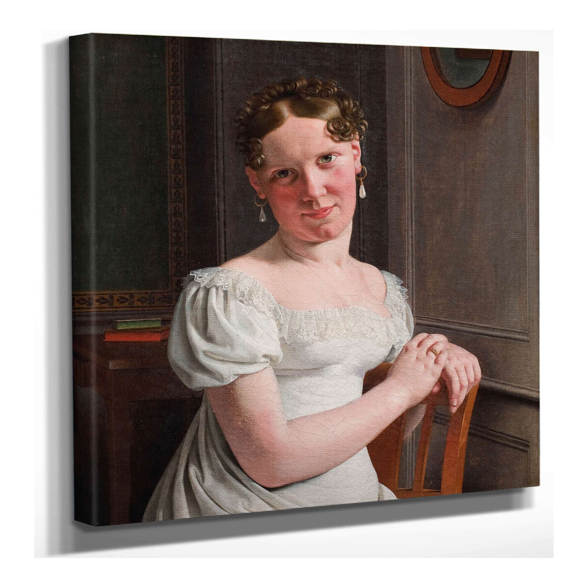 Julie Eckersberg Nee Juel The Artists Second Wife by Christoffer Wilhelm Eckersberg