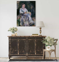 Julie Pissarro Au Jardin by Camille Pissarro