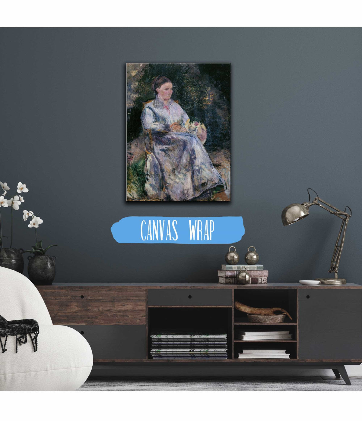 Julie Pissarro Au Jardin by Camille Pissarro