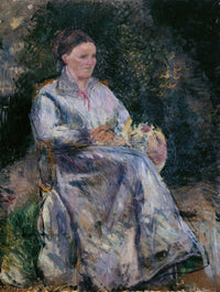 Julie Pissarro Au Jardin by Camille Pissarro