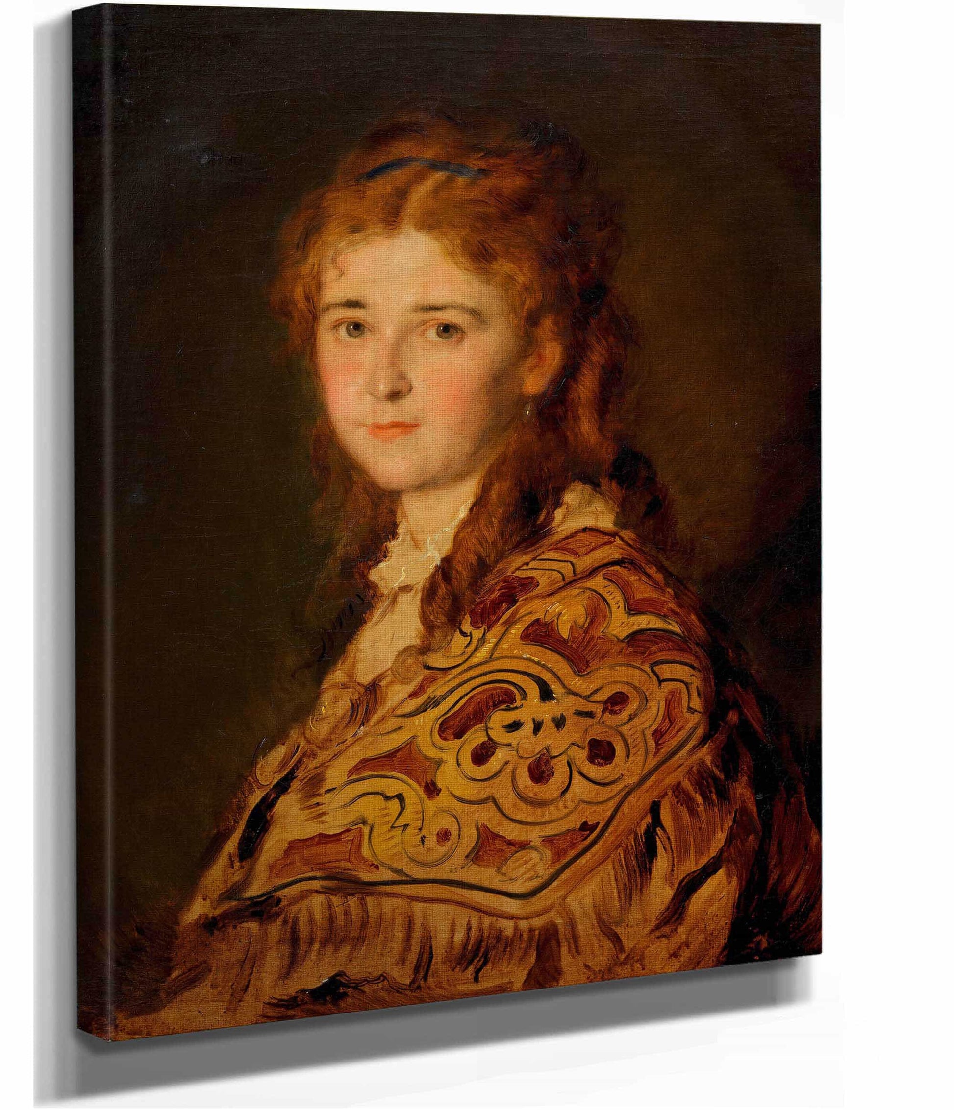 Junge Frau Mit Turkischem Schal Around   by Hans Canon