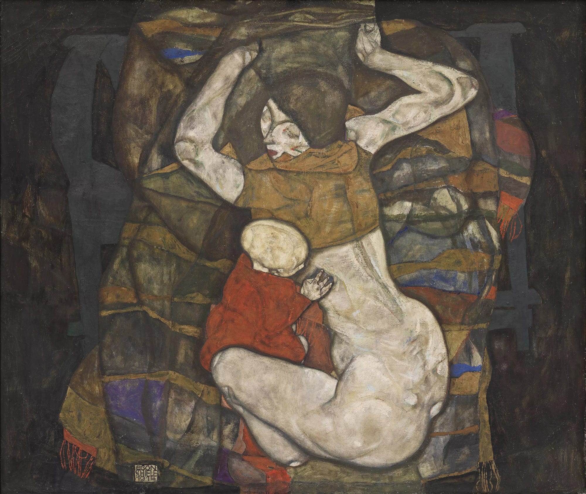 Junge Mutter by Egon Schiele