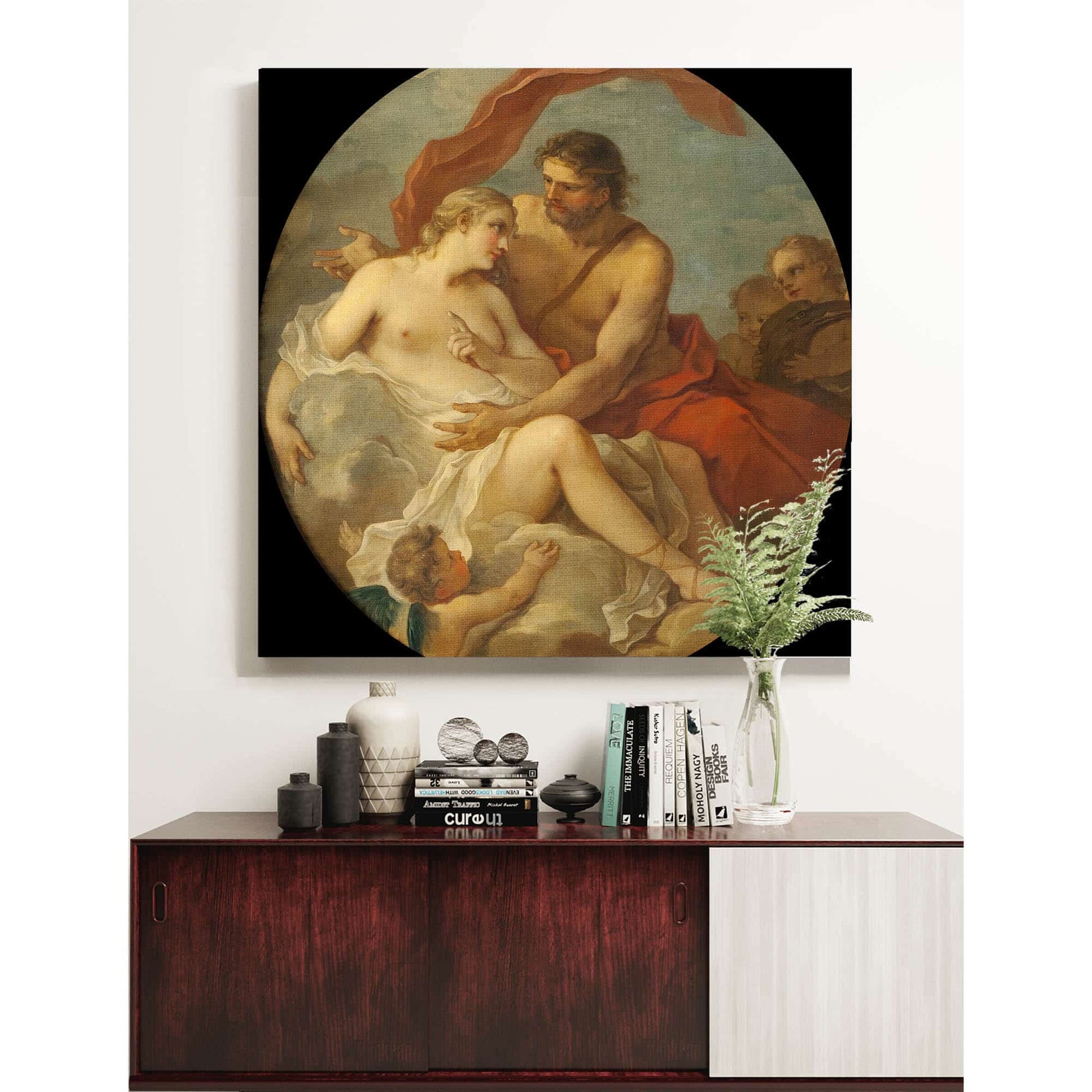 Jupiter And Callisto by Charles Joseph Natoire
