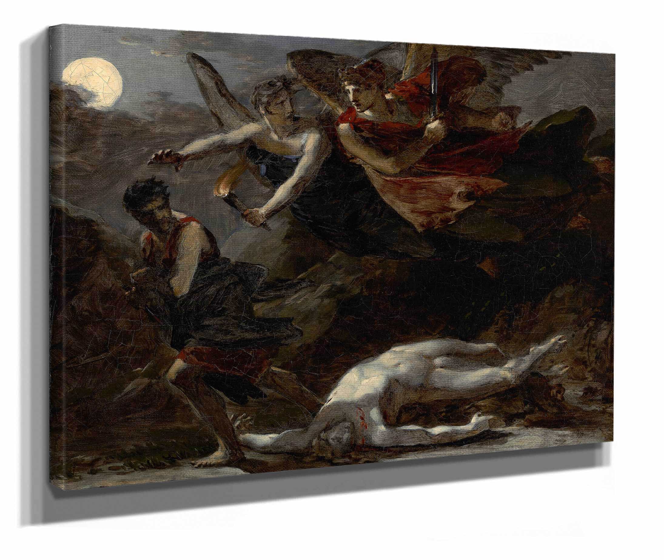 Justice And Divine Vengeance Pursuing Crime About  by Pierre Paul Prudhon