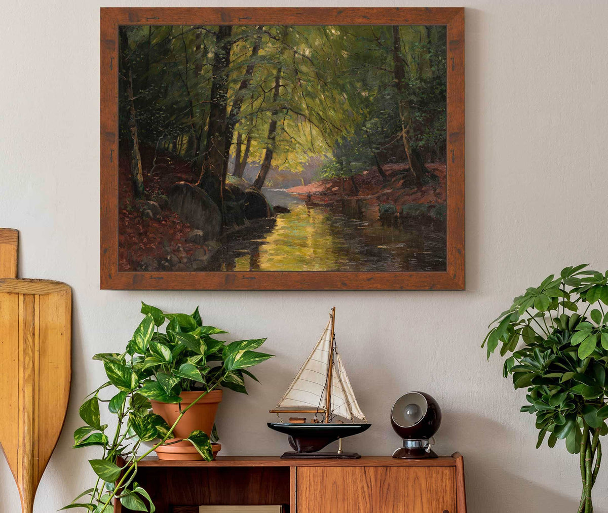 Kahnpartie Im Spreewald by Edward Theodore Compton