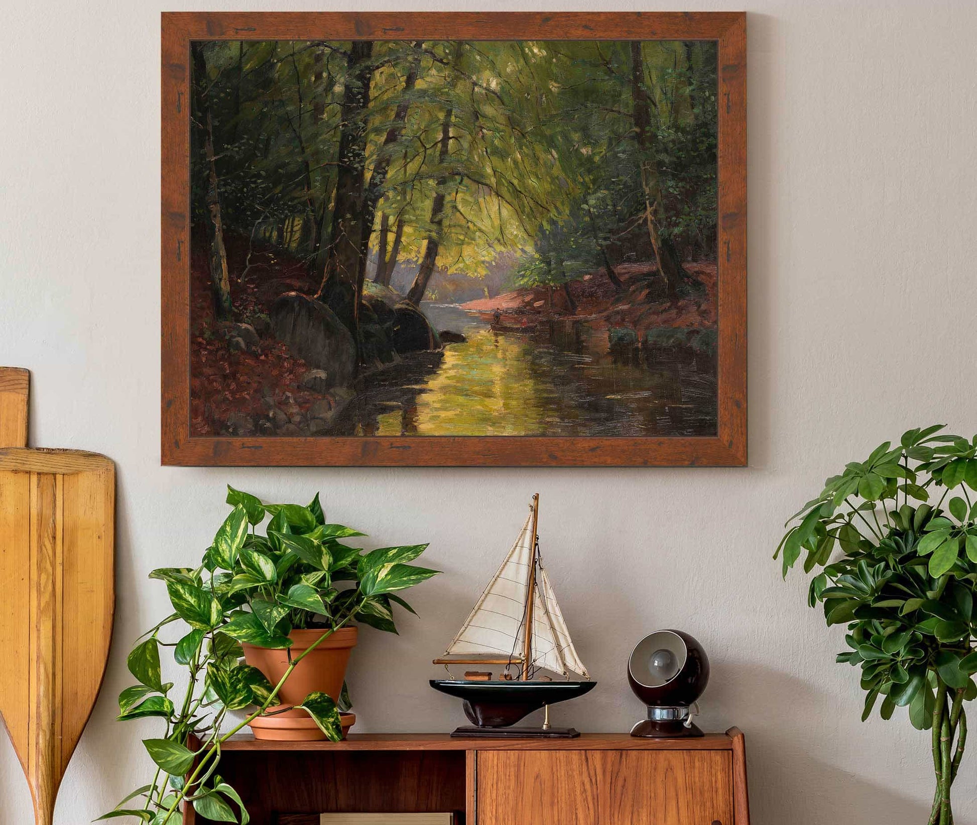 Kahnpartie Im Spreewald by Edward Theodore Compton