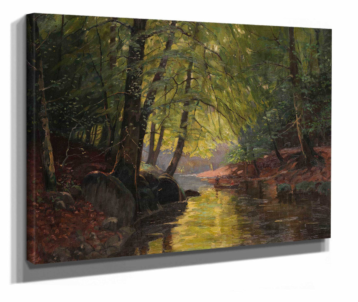 Kahnpartie Im Spreewald by Edward Theodore Compton