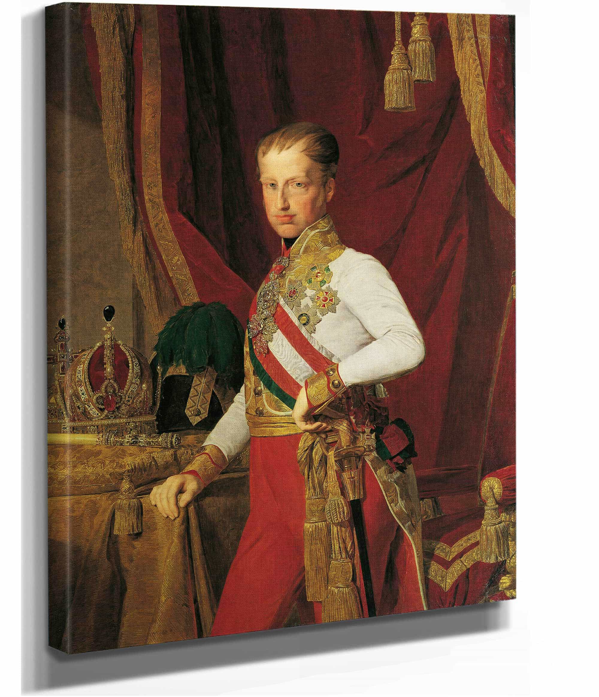Kaiser Ferdinand I Von Osterreich by Ferdinand Georg Waldmuller