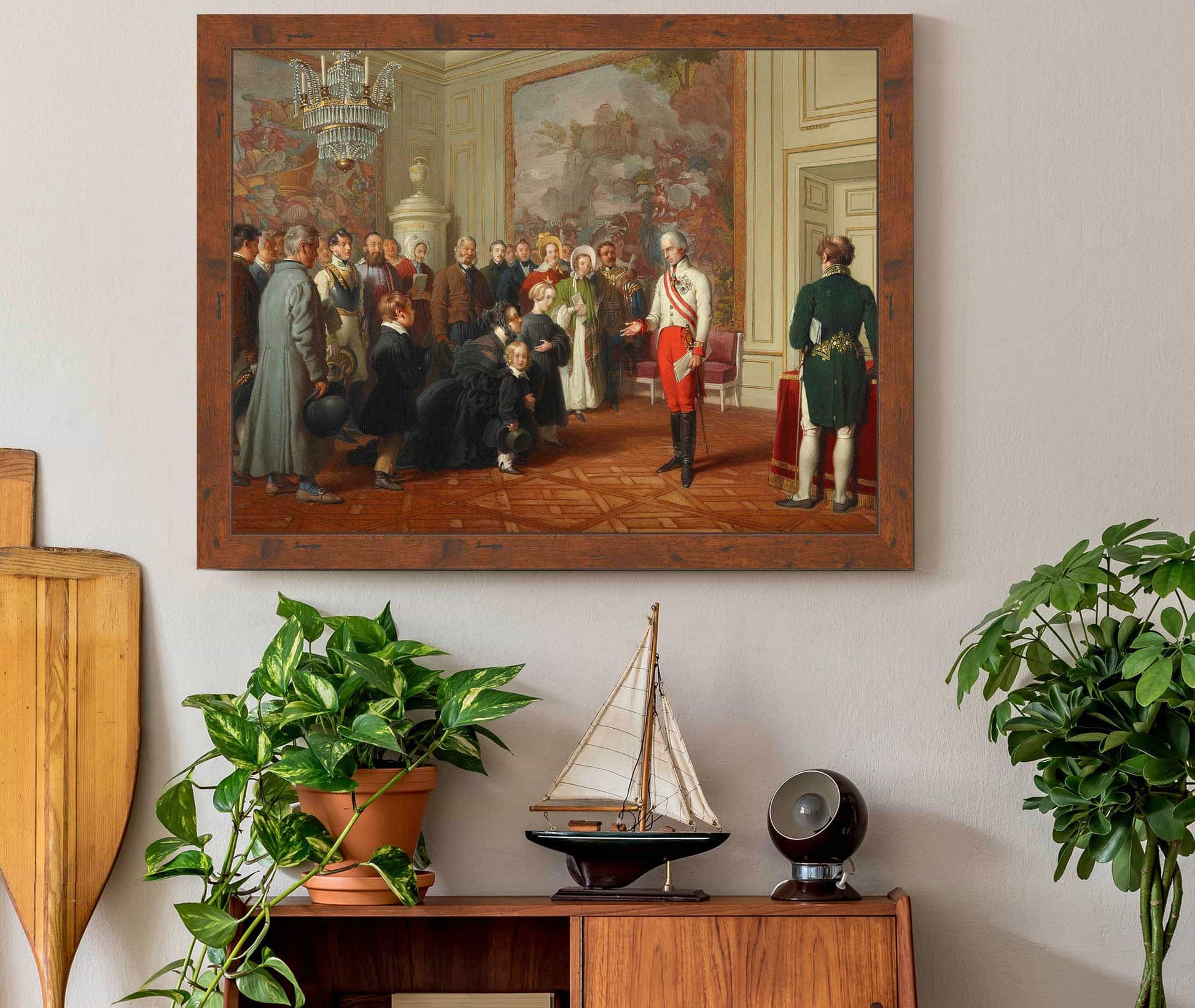 Kaiser Franz I Erteilt Allgemeine Audienz by Johann Peter Krafft