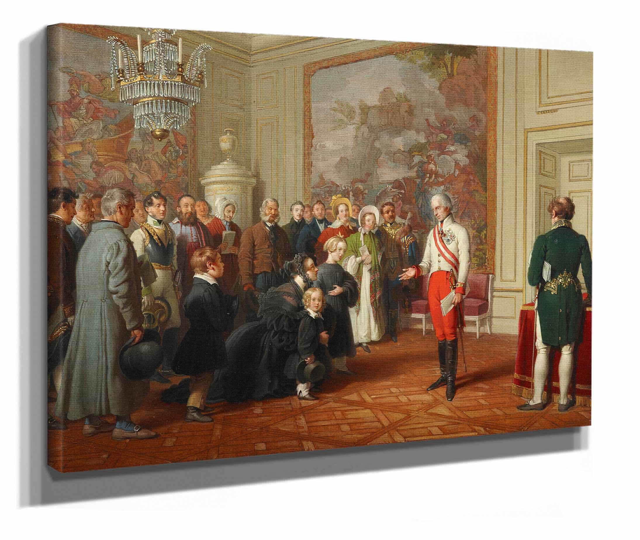 Kaiser Franz I Erteilt Allgemeine Audienz by Johann Peter Krafft