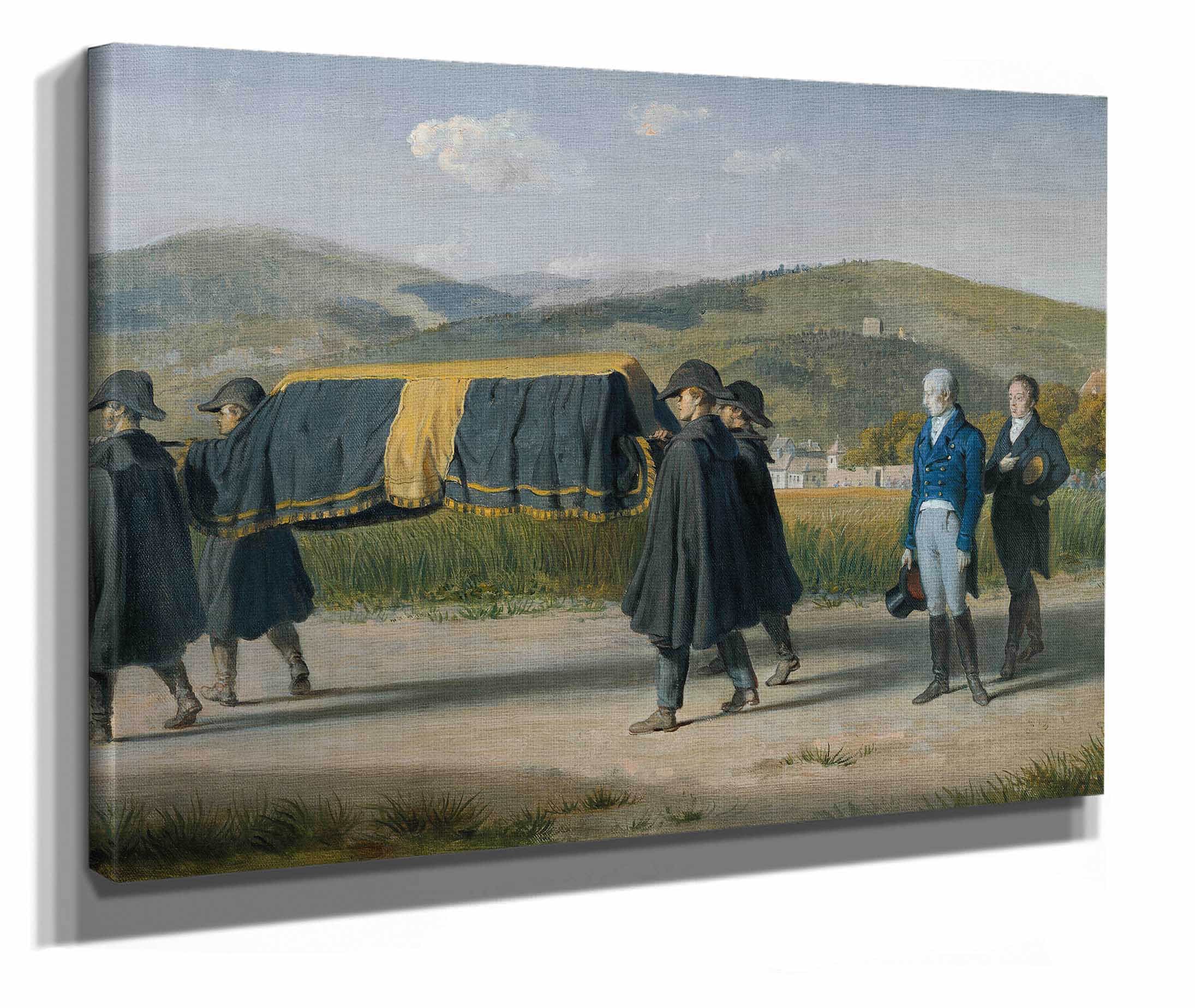 Kaiser Franz I Von Osterreich Folgt Dem Sarg Eines Armen by Johann Peter Krafft