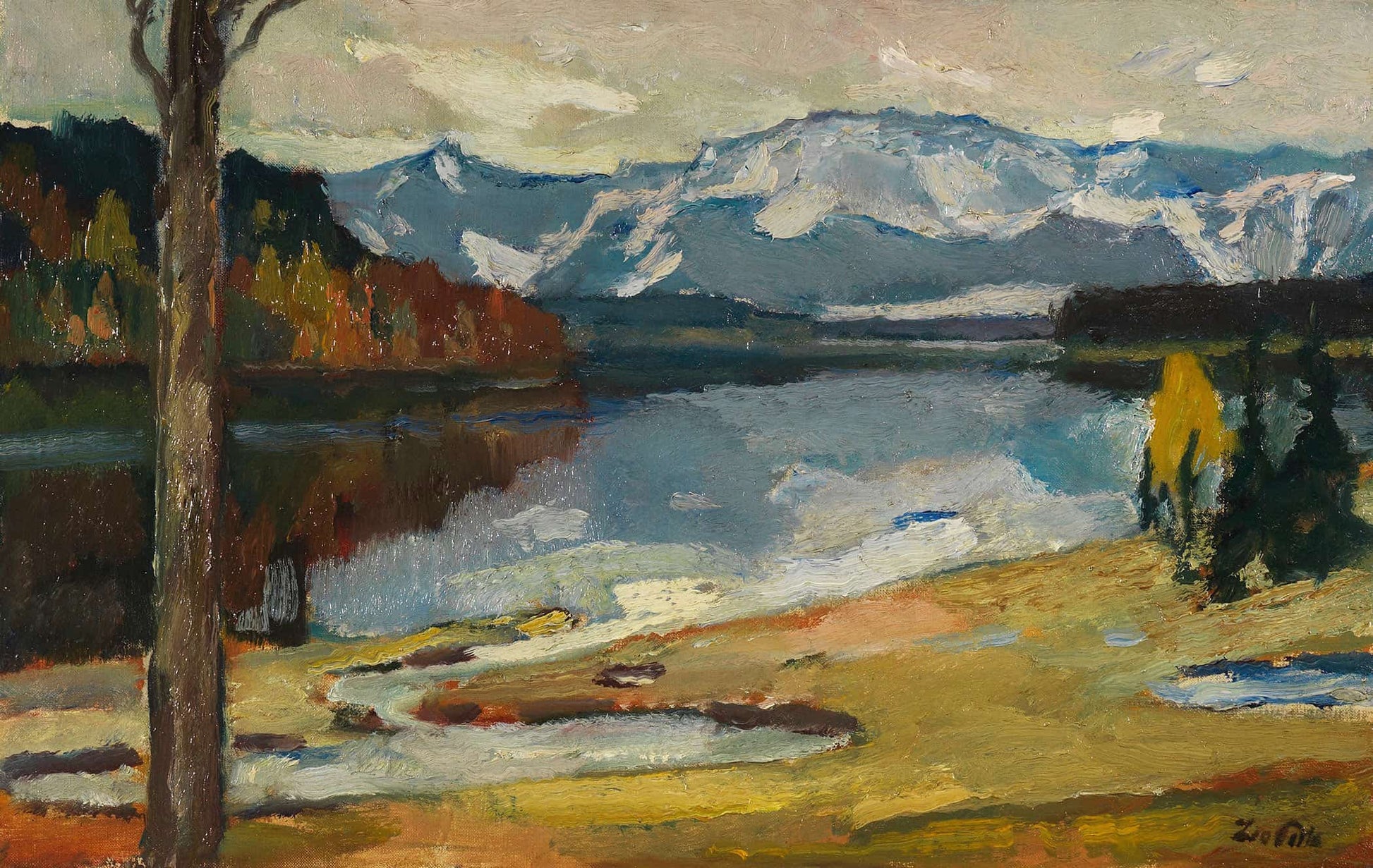 Kampenwand Vi by Leo Putz