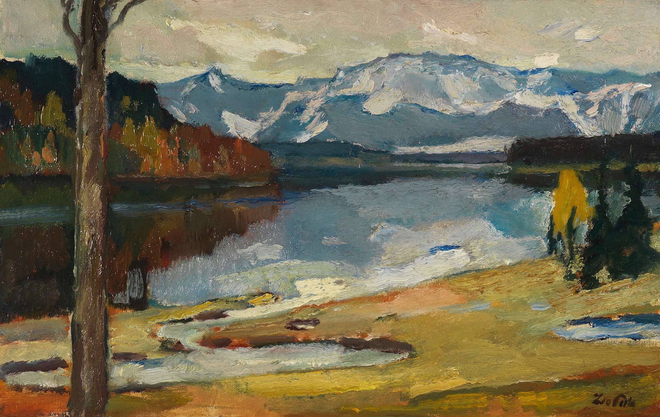Kampenwand Vi by Leo Putz