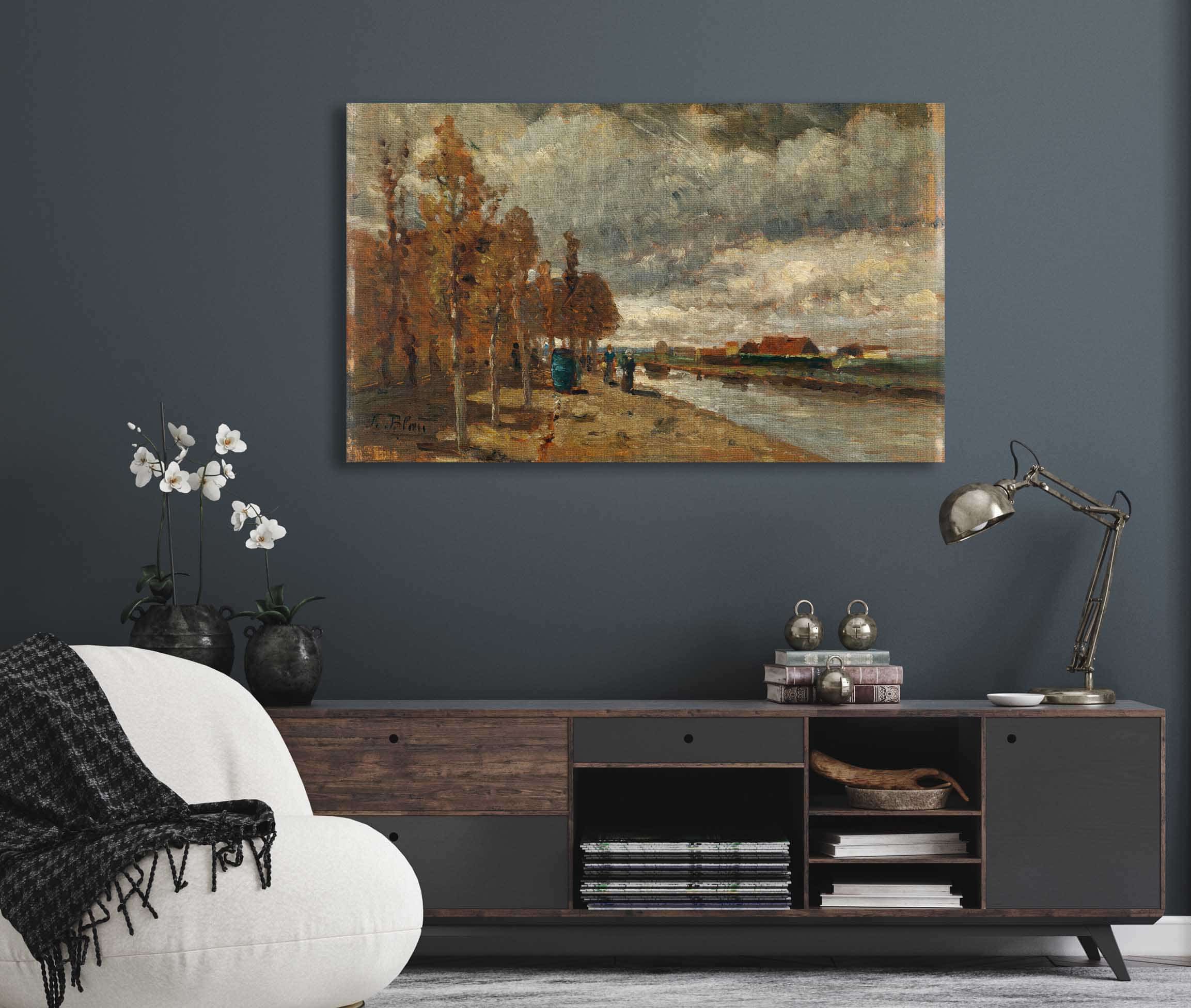 Kanal In Holland by Tina Blau