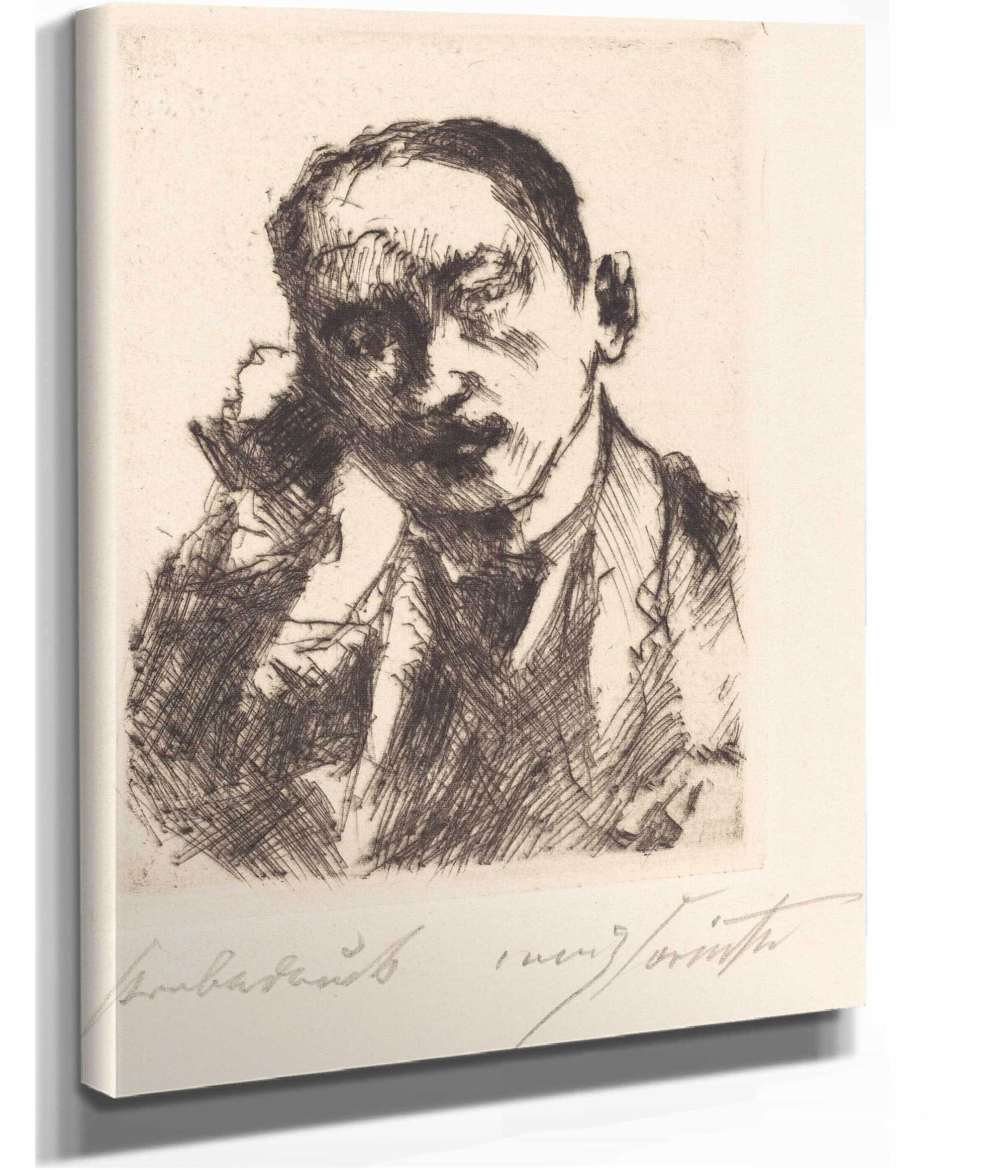 Karl Schwarz Bildnis Ks by Lovis Corinth