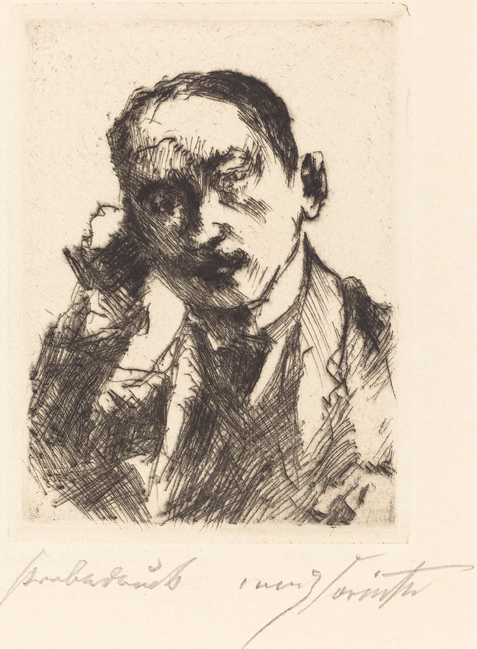 Karl Schwarz Bildnis Ks by Lovis Corinth