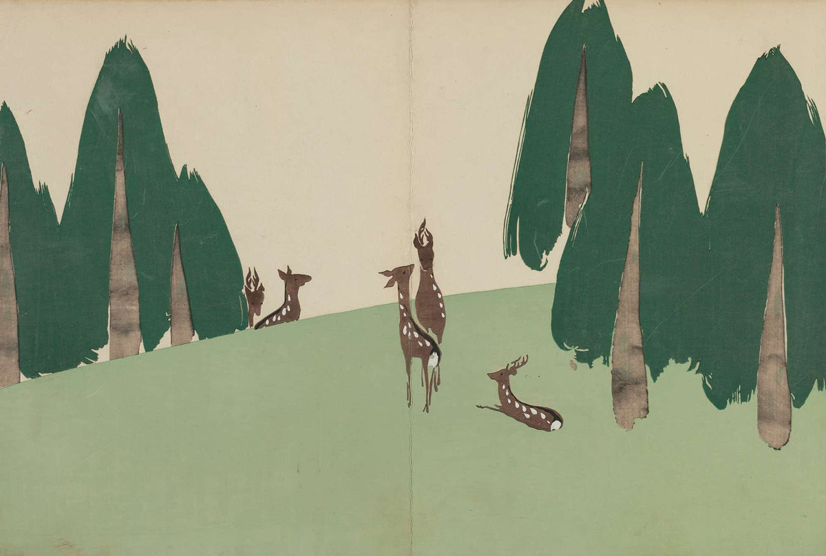 Kasuga Plain Kasugano by Kamisaka Sekka
