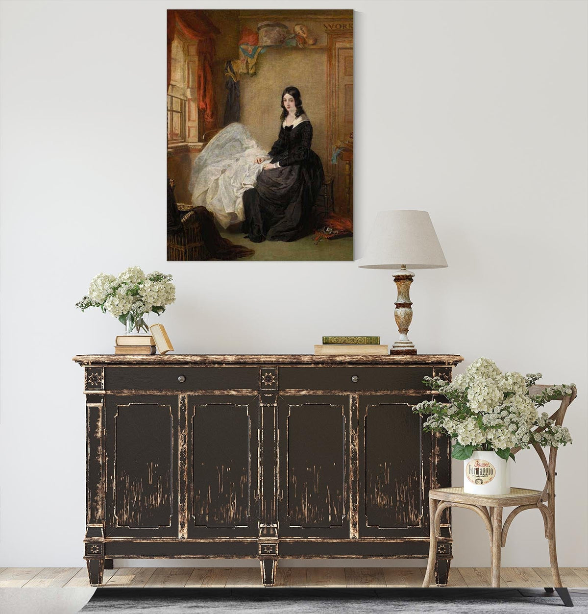 Kate Nickleby At Madame Mantalinis by William Powell Frith