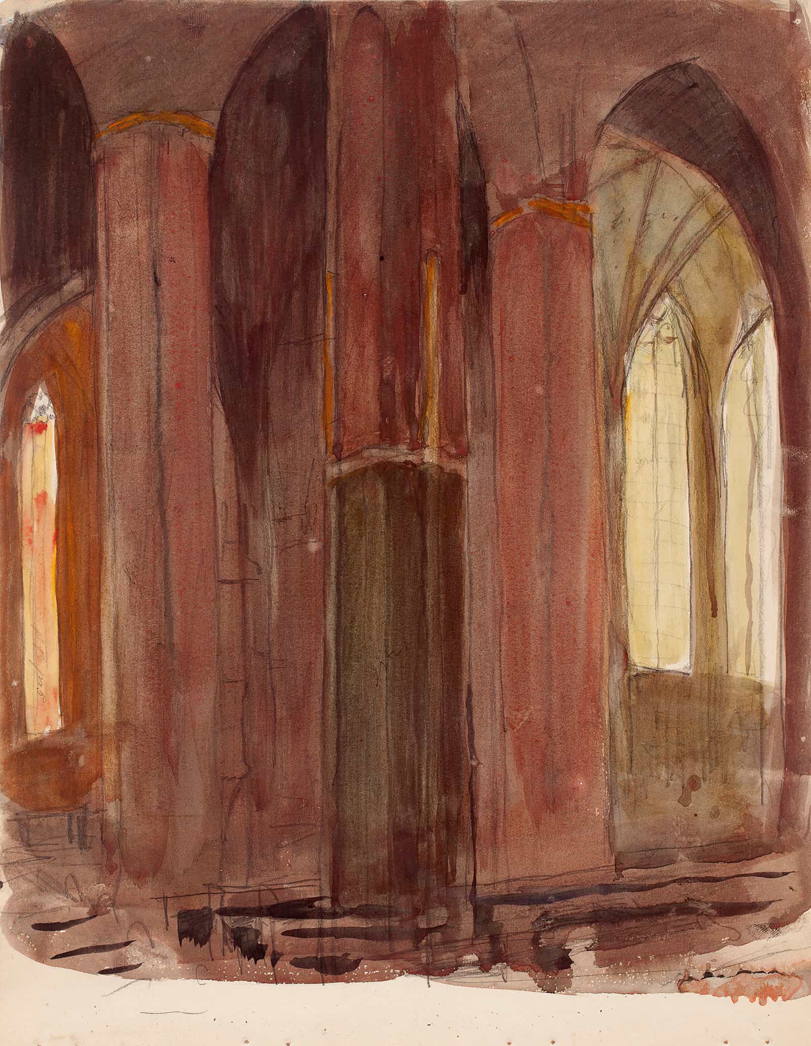 Katedraali Sisakuva  by Magnus Enckell