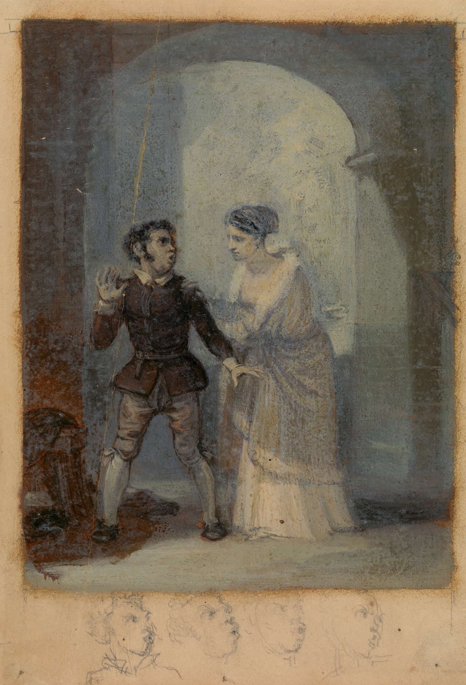 Katherina And Grumio by Robert Smirke