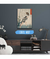 Kazamado Hanji In Light Rain by Tsukioka Yoshitoshi