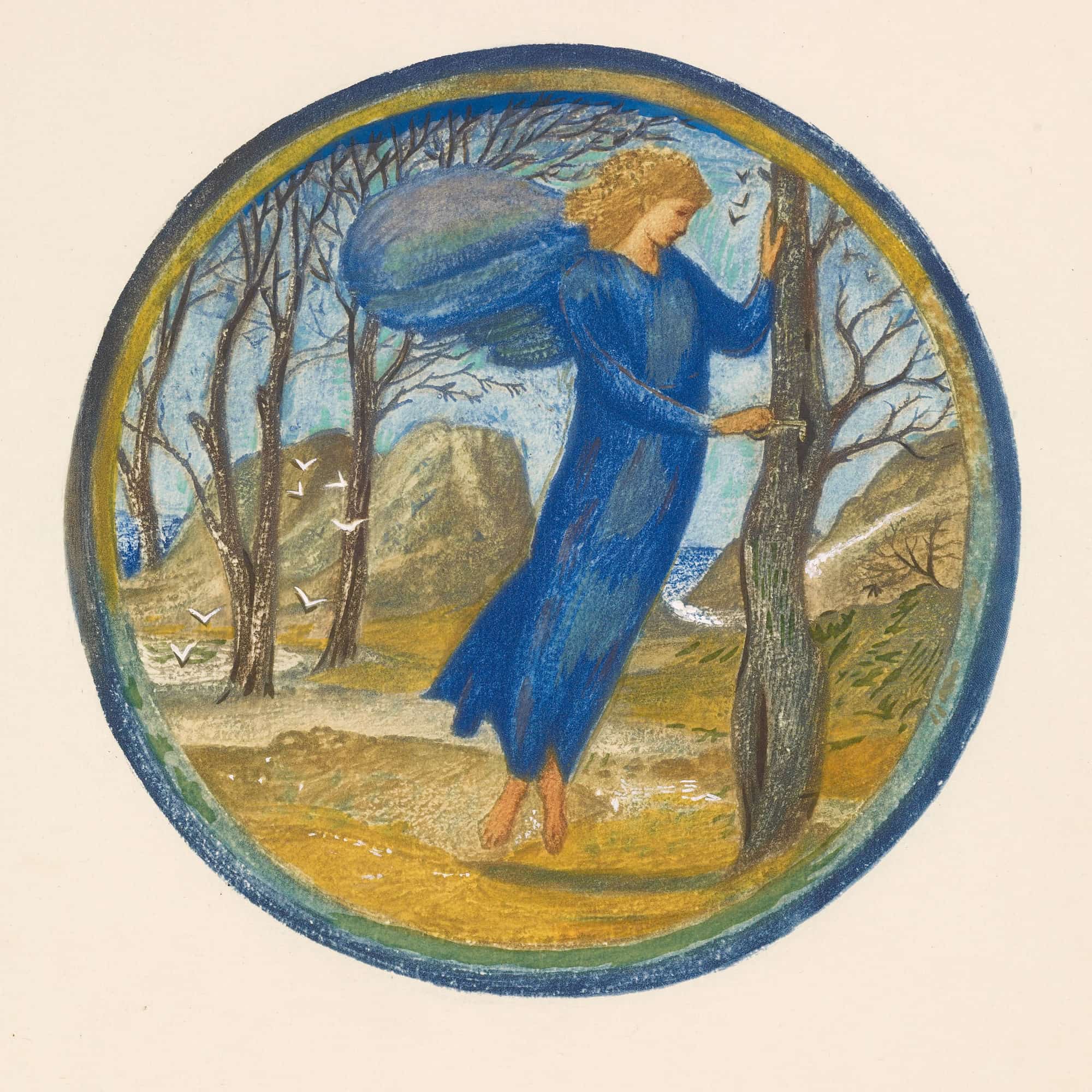 Key Of Spring by Sir Edward Coley Burne Jones