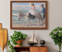 Kind Auf Einem Esel Reitend by Max Liebermann