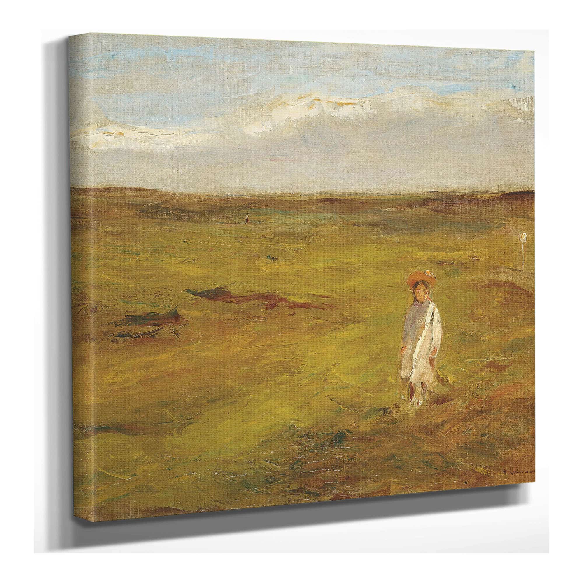 Kind In Den Dunen by Max Liebermann