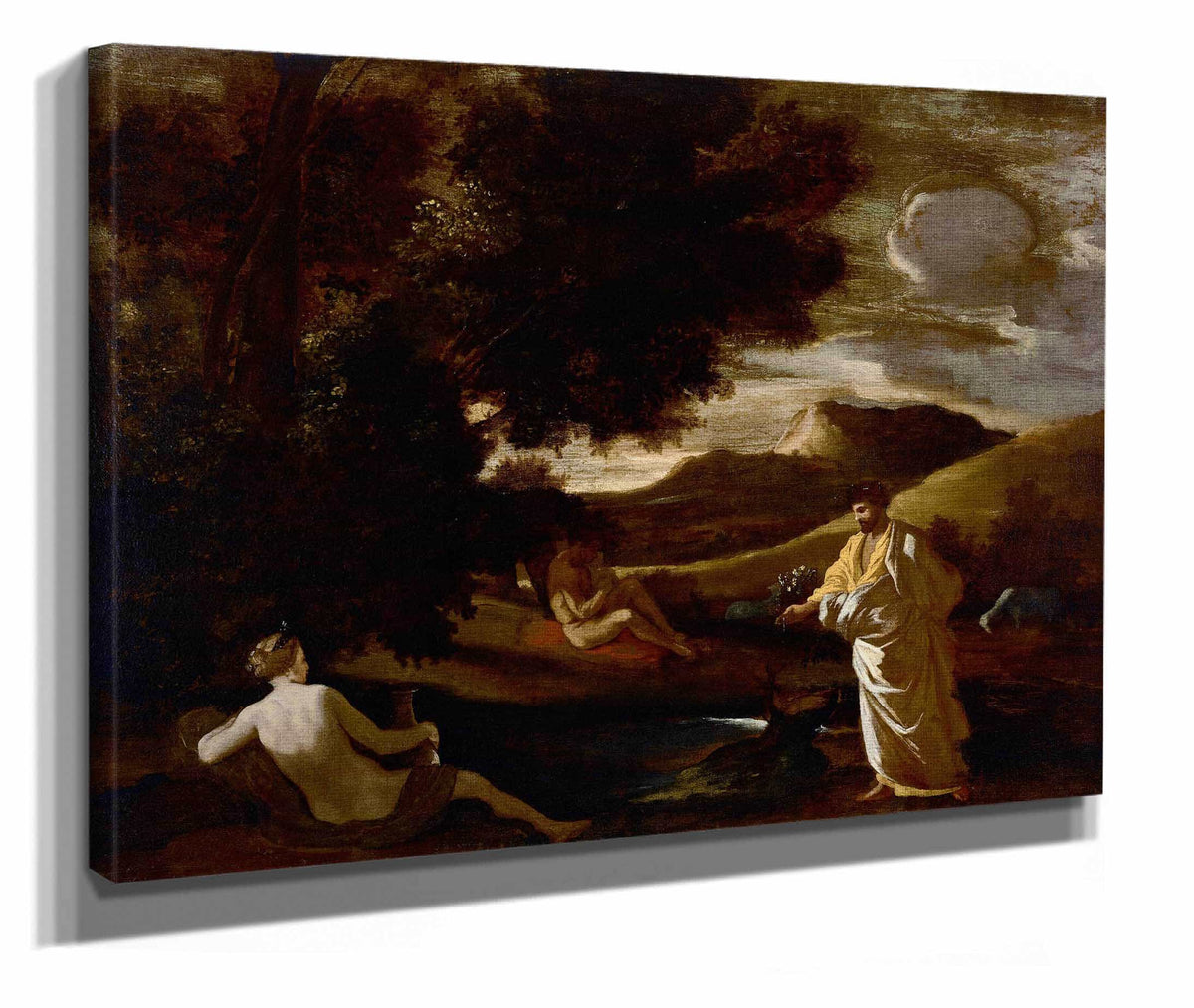 King Midas Turns An Oak Branch To Gold by Nicolas Poussin