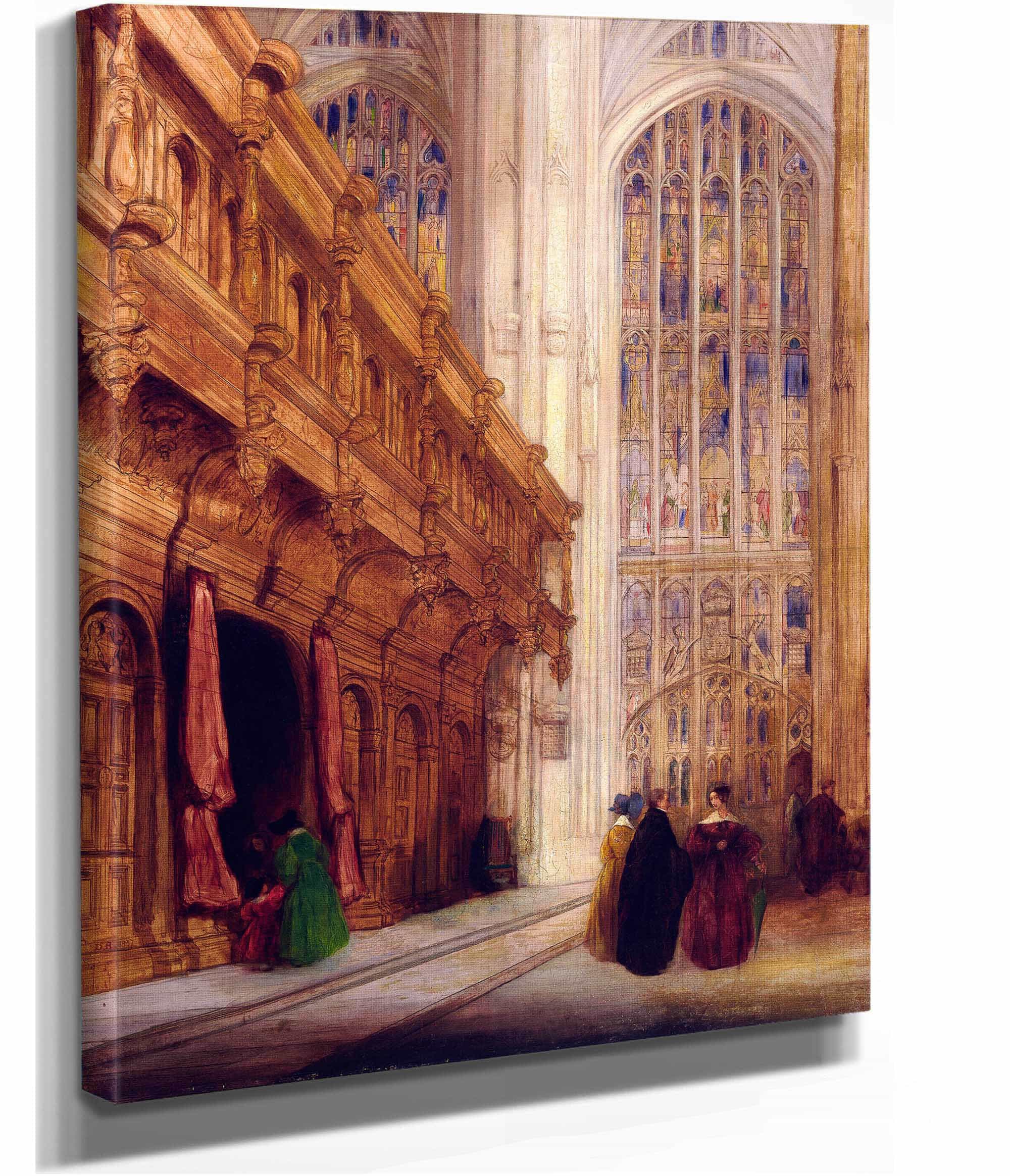 Kings College Chapel Cambridge by David Roberts