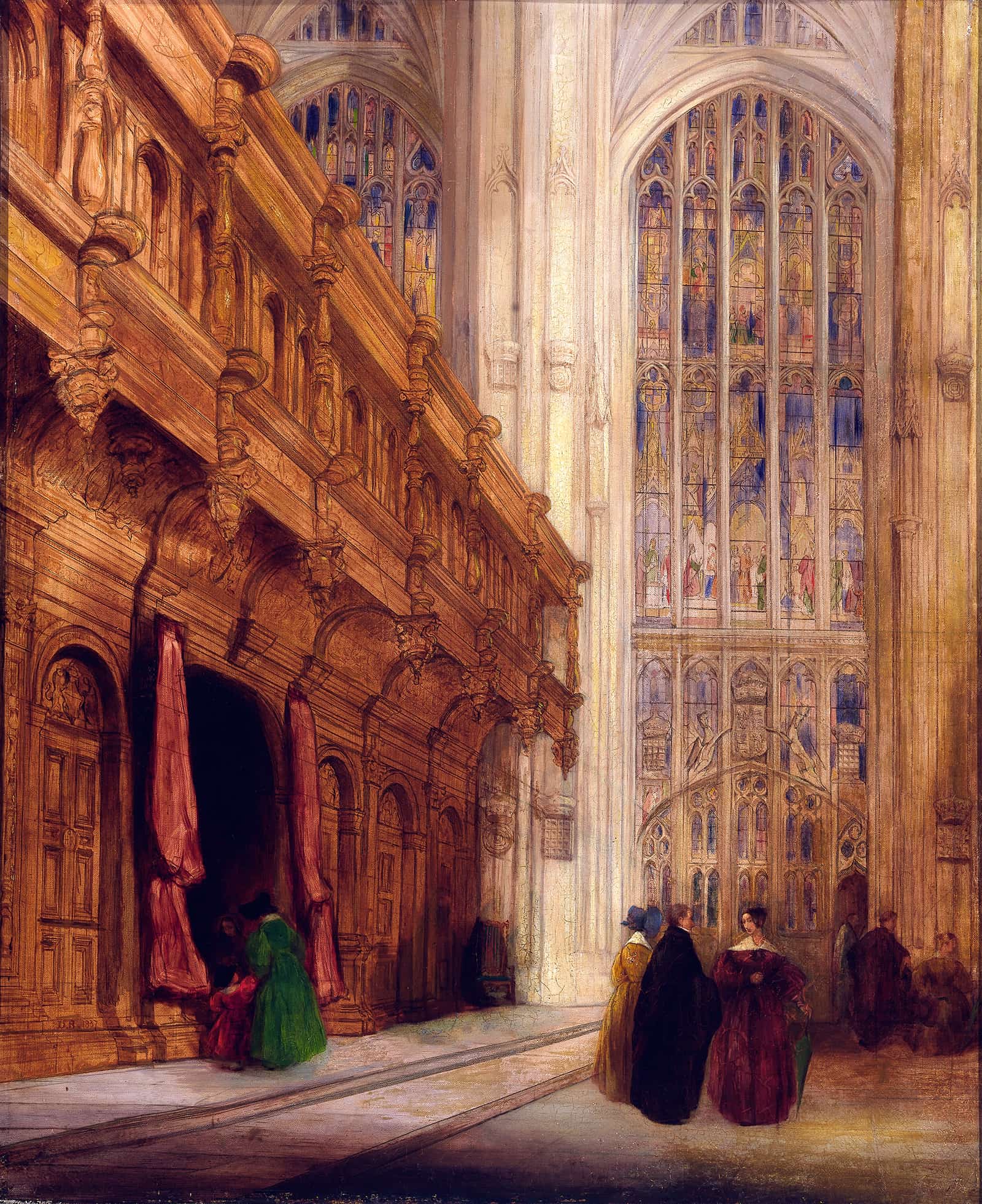 Kings College Chapel Cambridge by David Roberts