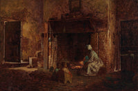 Kitchen At Mount Vernon by Eastman Johnson